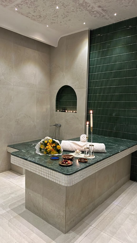 Moroccan bath at Céleste